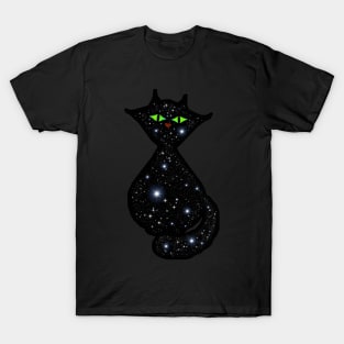 💫✨ Cosmic Cat 🐈‍⬛⭐ T-Shirt